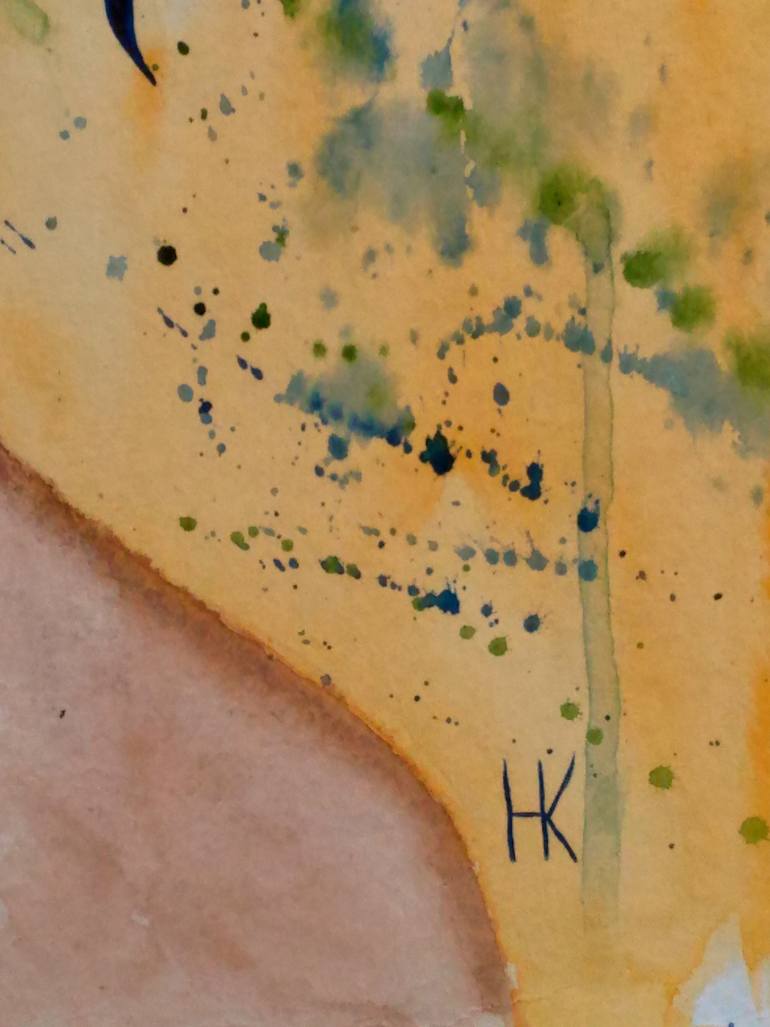 Original Abstract People Painting by Halyna Kirichenko