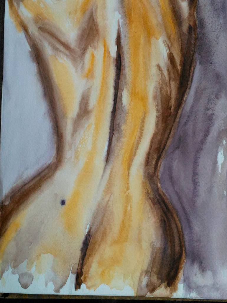 Original Figurative Nude Painting by Halyna Kirichenko