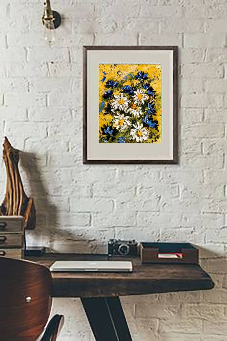 Original Floral Painting by Halyna Kirichenko