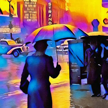 1940s Times Square Rain III thumb
