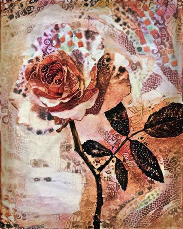Print of Floral Mixed Media by Susan Maxwell Schmidt