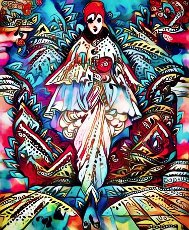 Print of Fashion Mixed Media by Susan Maxwell Schmidt