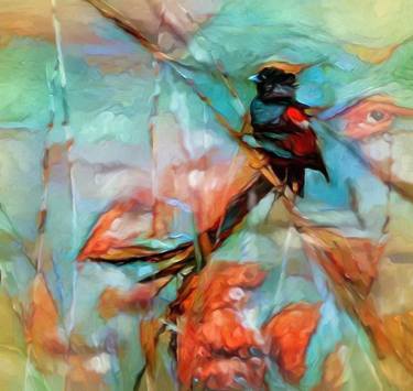 Print of Abstract Animal Digital by Susan Maxwell Schmidt