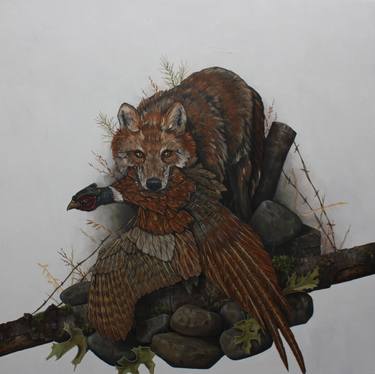 Original Fine Art Animal Paintings by Hickory Mertsching