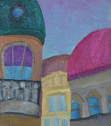 Original Architecture Paintings by Jelena Novakovic