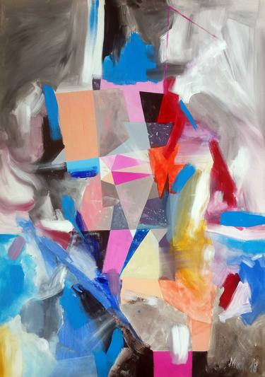 Print of Abstract Expressionism Abstract Paintings by Malvina - Carola Liuba