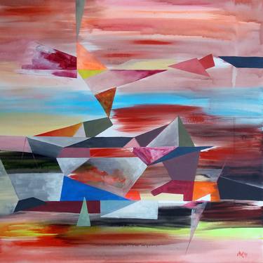 Original Geometric Paintings by Malvina - Carola Liuba