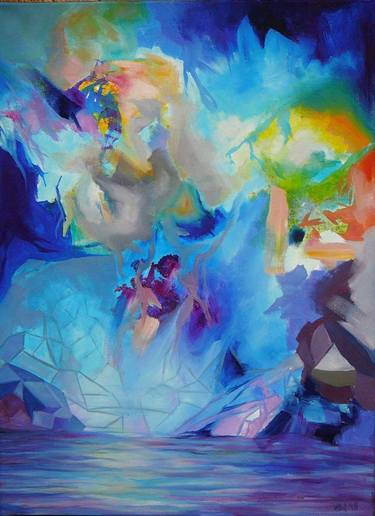 Original Abstract Fantasy Paintings by Malvina - Carola Liuba