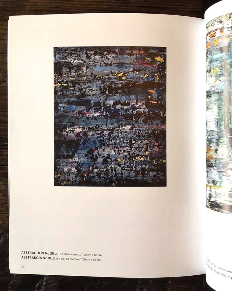 Original Abstract Expressionism Abstract Painting by Andrew Lichota
