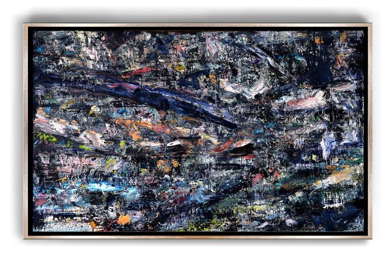 Original Abstract Expressionism Abstract Painting by Andrew Lichota
