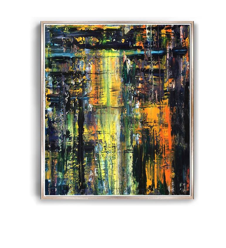 Original Abstract Expressionism Abstract Painting by Andrew Lichota