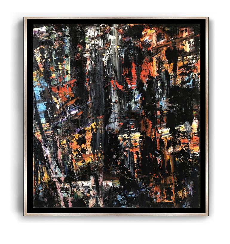 Original Abstract Expressionism Abstract Painting by Andrew Lichota