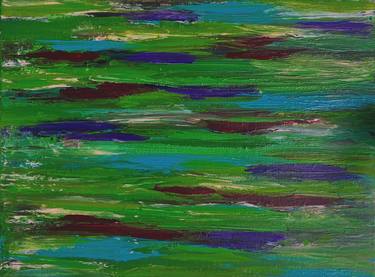 Original Abstract Expressionism Abstract Painting by Hanni Smigaj