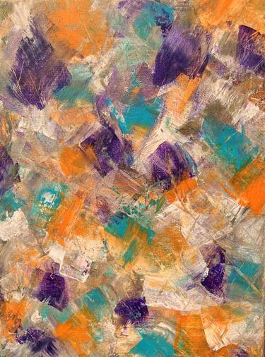 Original Abstract Expressionism Abstract Painting by Hanni Smigaj
