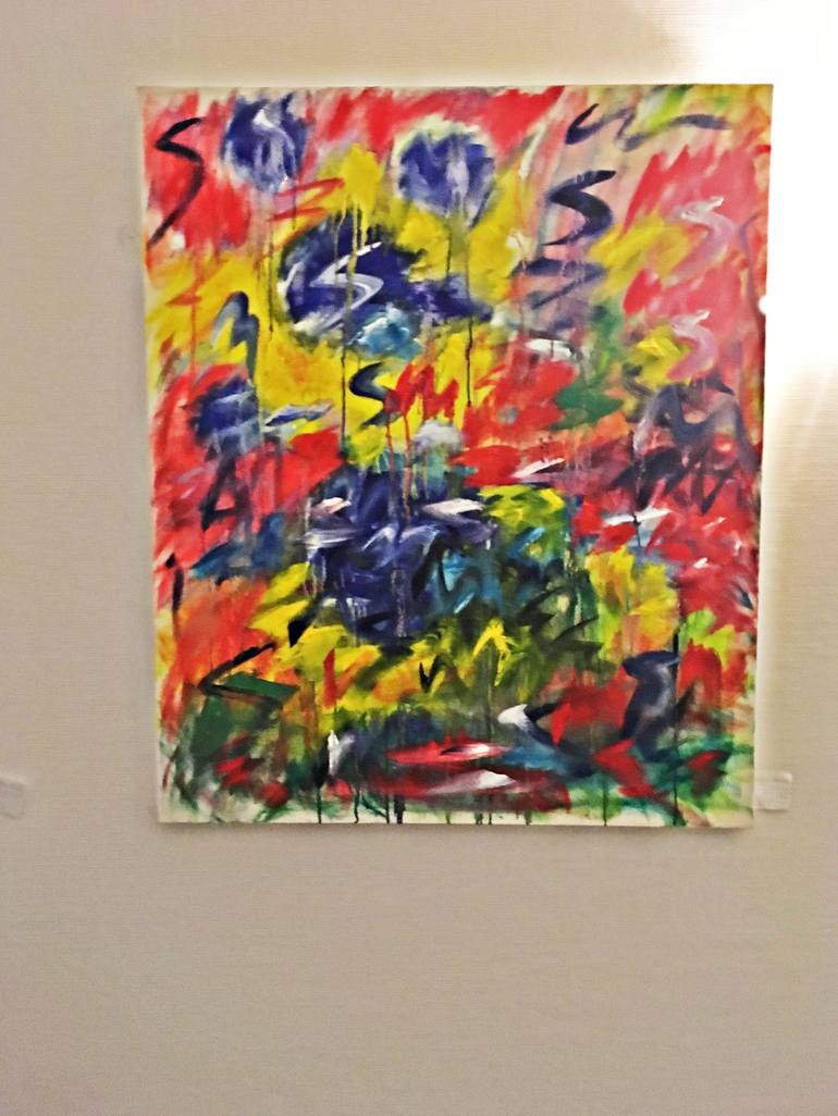 Original Abstract Painting by Hanni Smigaj