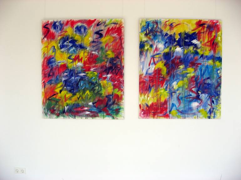 Original Abstract Painting by Hanni Smigaj