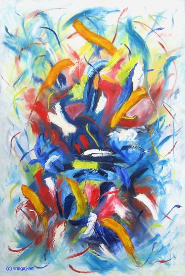 Original Abstract Paintings by Hanni Smigaj