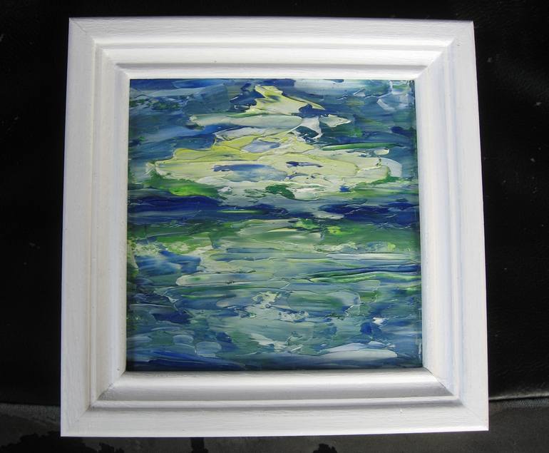 Original Abstract Seascape Painting by Hanni Smigaj
