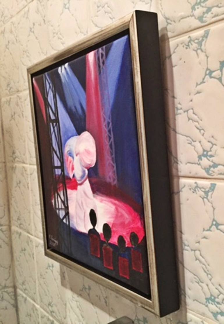 Original Figurative Performing Arts Painting by Hanni Smigaj