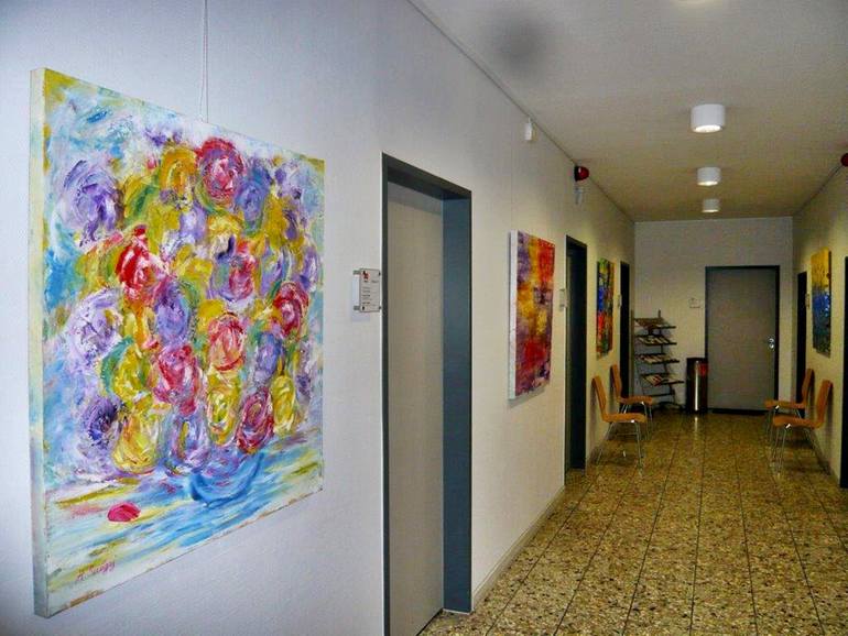 Original Abstract Still Life Painting by Hanni Smigaj