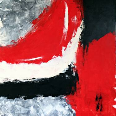 Original Abstract Expressionism Abstract Paintings by Hanni Smigaj