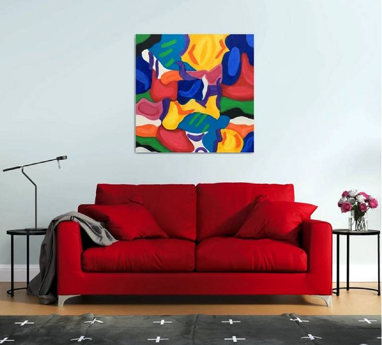 Original Abstract Nature Painting by Hanni Smigaj