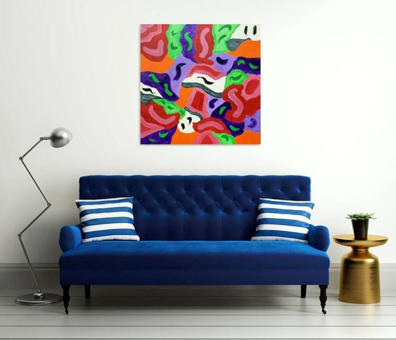 Original Abstract Nature Painting by Hanni Smigaj