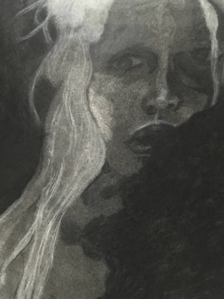 Original Abstract Women Drawing by Katherine Perez
