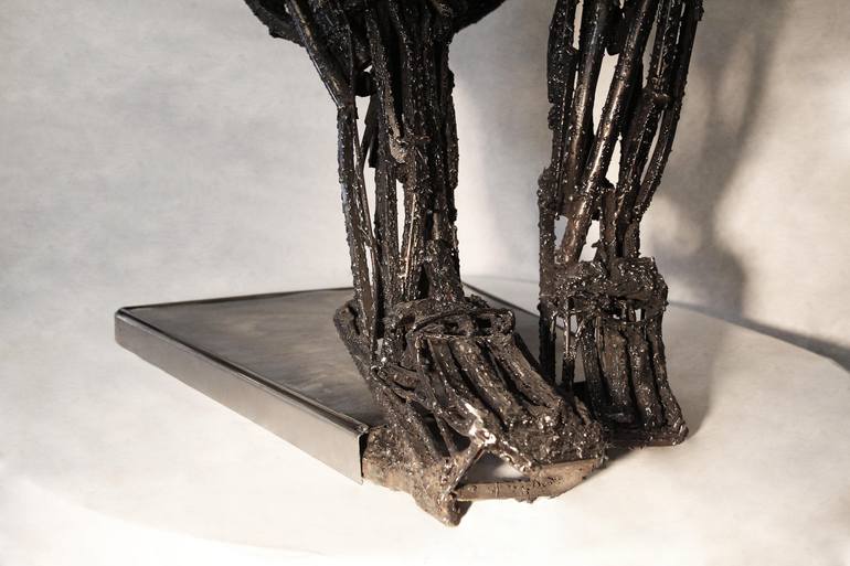 Original Abstract Expressionism Abstract Sculpture by Alexander Khah