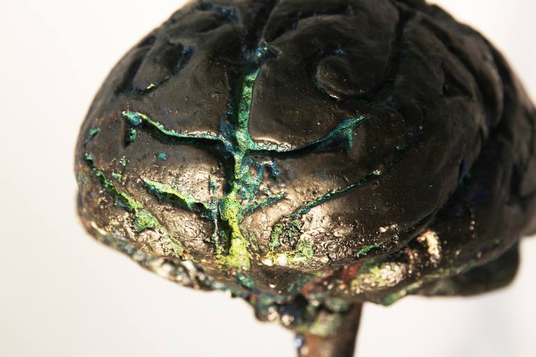 Original Abstract Expressionism Abstract Sculpture by Alexander Khah