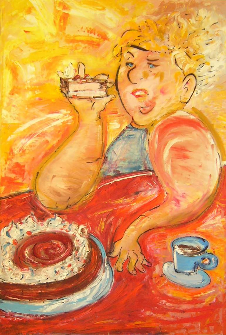 Original Fine Art Food & Drink Painting by Jiri Bures