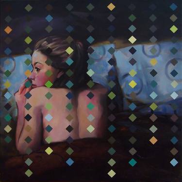 Original Conceptual Abstract Painting by Jorge Arturo Valero