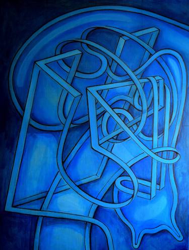 Original Abstract Painting by Luke Ratz