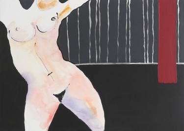 Original Abstract Nude Paintings by Ewa Dabkiewicz