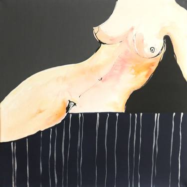 Original Abstract Nude Paintings by Ewa Dabkiewicz