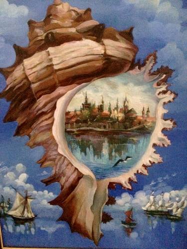 Original Conceptual Seascape Paintings by Yana Westberg