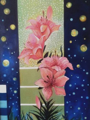 Original Conceptual Floral Paintings by Yana Westberg