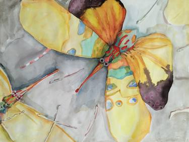 Original Abstract Expressionism Botanic Paintings by Yana Westberg
