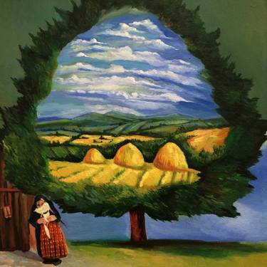 Original Tree Painting by Yana Westberg
