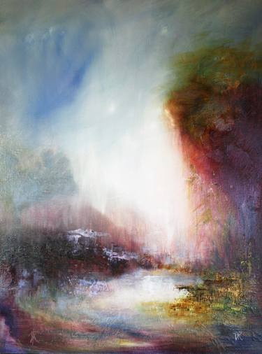 Print of Abstract Landscape Paintings by Val-irene Robertson