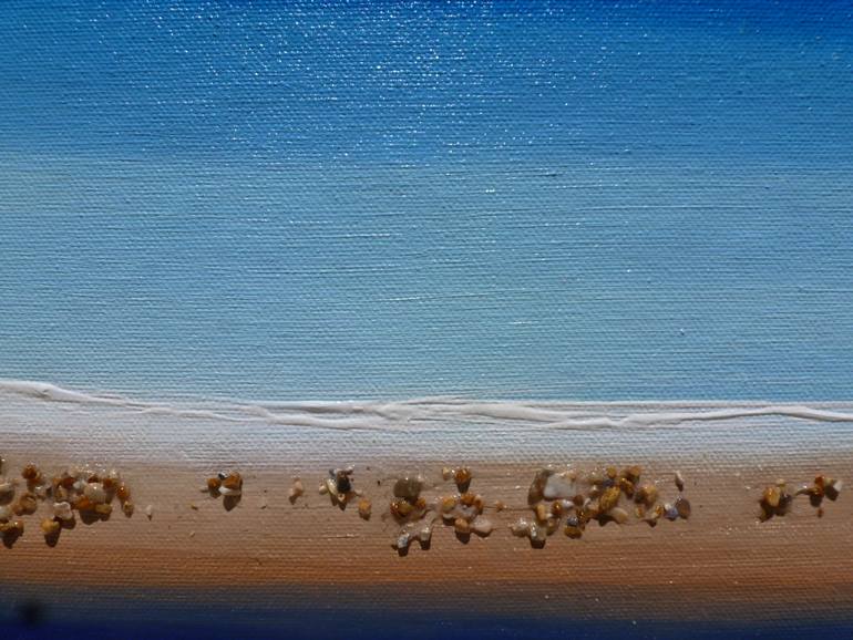 Original Abstract Seascape Painting by Natasha Hawes