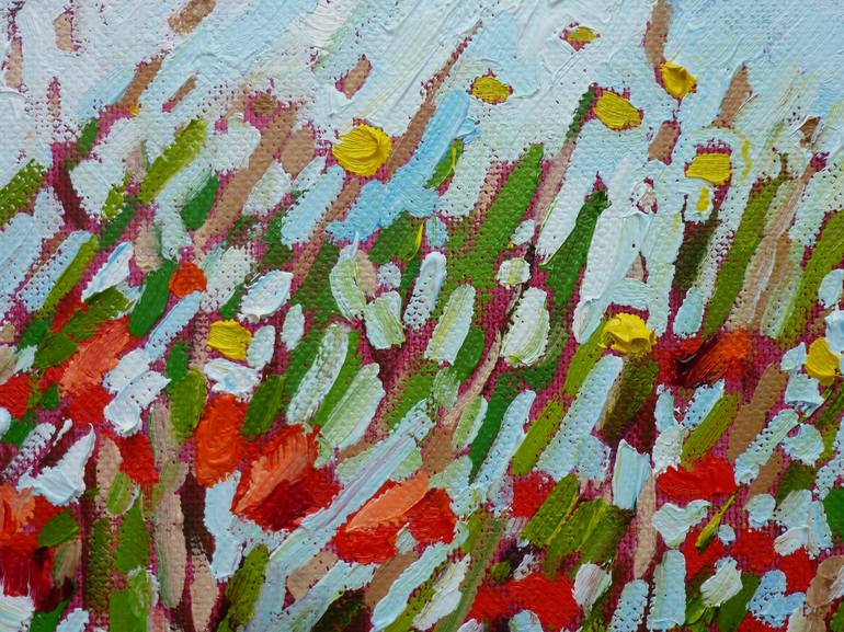 Original Impressionism Floral Painting by Natasha Hawes