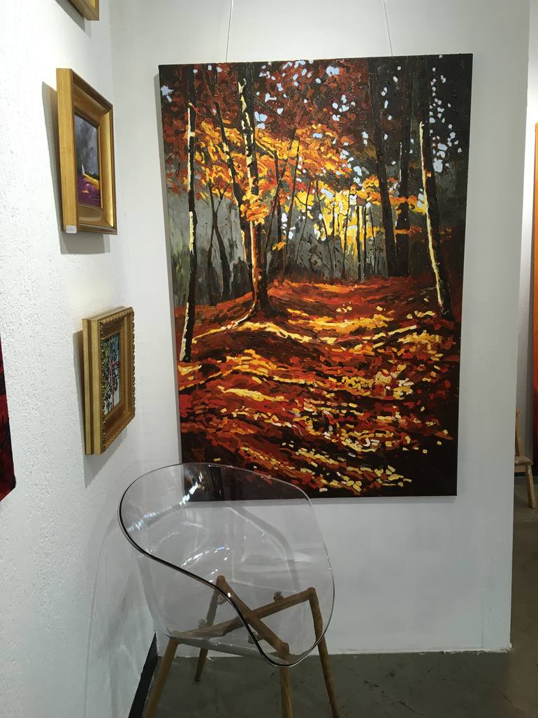 Original Abstract Landscape Painting by Natasha Hawes