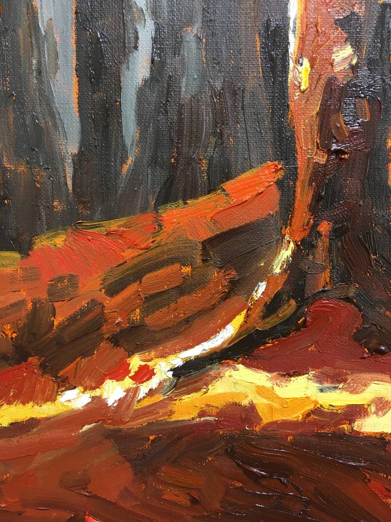 Original Abstract Landscape Painting by Natasha Hawes