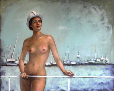 Original Figurative Nude Paintings by Tora Aghabayova