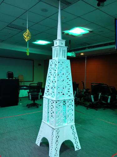 Eiffel Tower using thermocol thumb