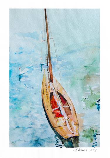 Original Yacht Paintings by Natalia Stahl