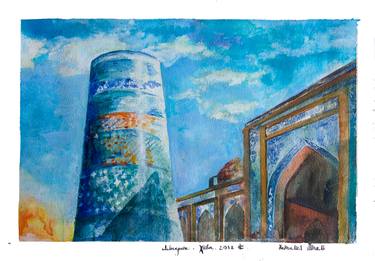 Famous minaret of Khiva city thumb