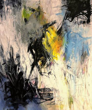 Original Expressionism Abstract Painting by Birgit Kirke