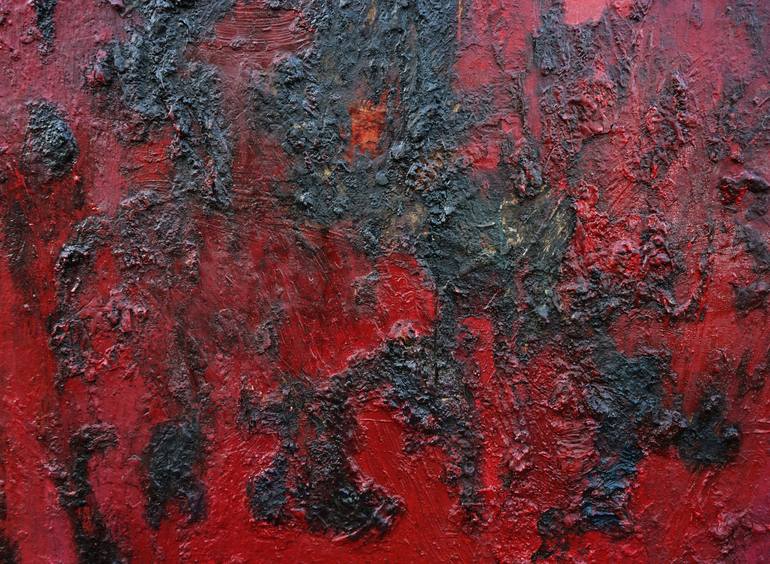 Original Abstract Expressionism Abstract Painting by Andjela Djermanovic